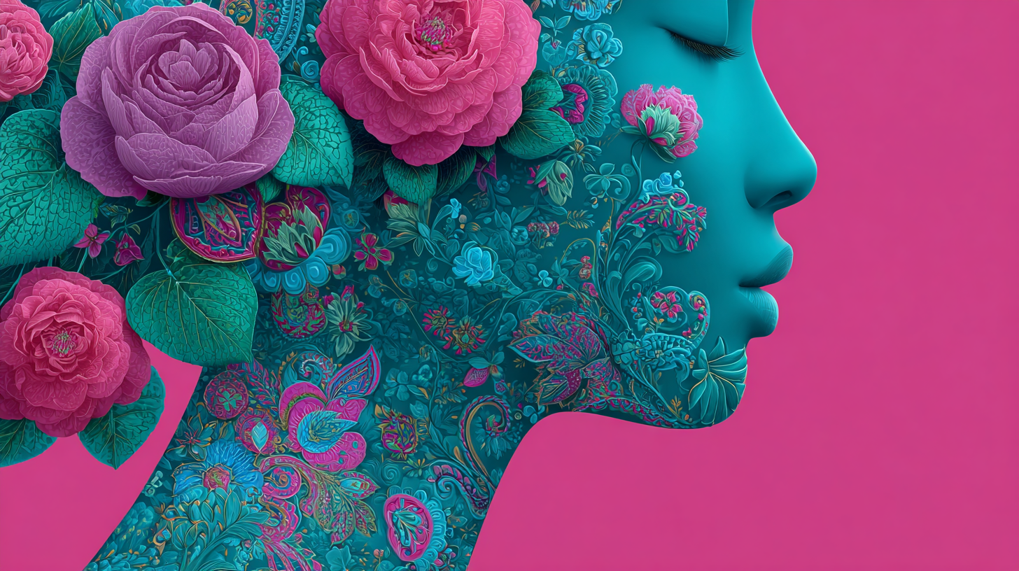 Artful depiction of GABA and women in perimenopause