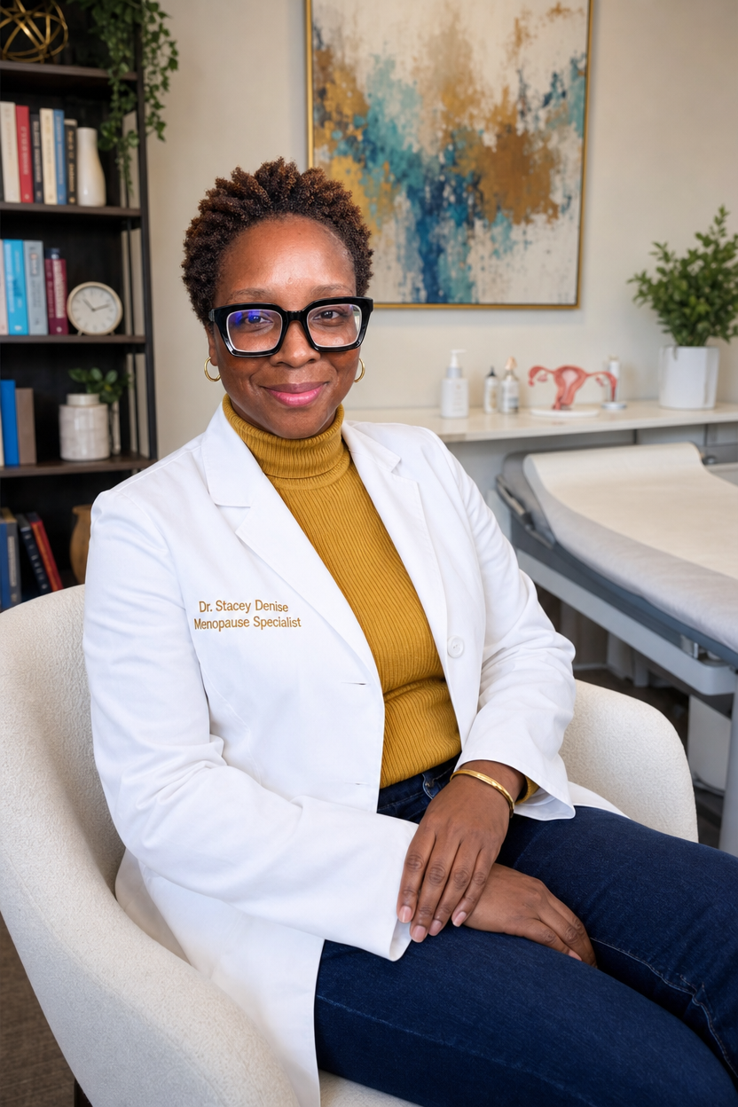 Dr. Stacey Denise in clinical setting