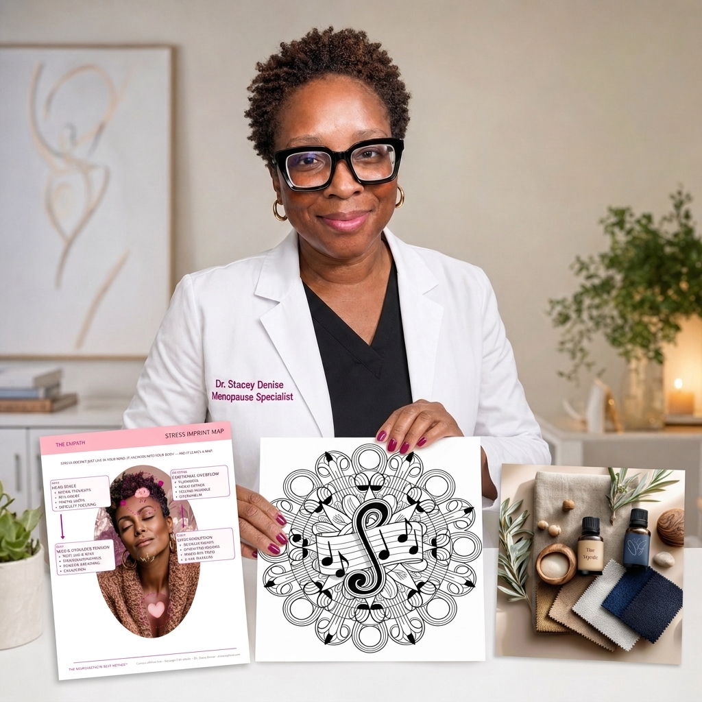 Dr. Stacey Denise with Empath Color Reset assets