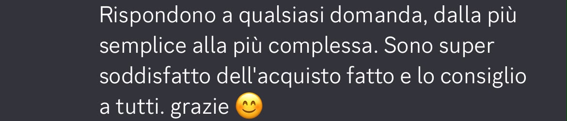 Recensione di un cliente