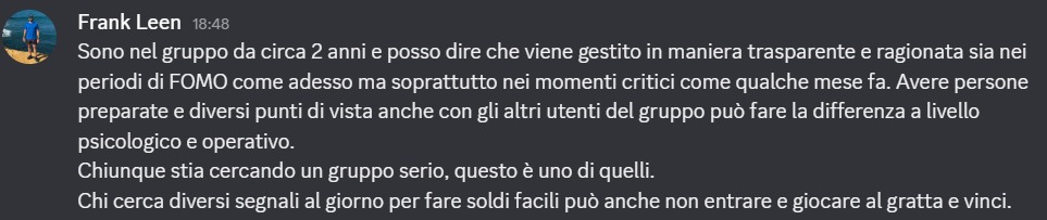 Recensione di un cliente