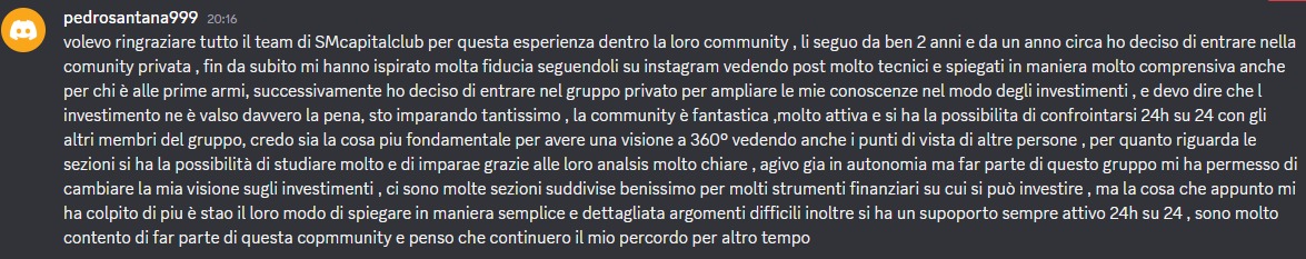 Recensione di un cliente