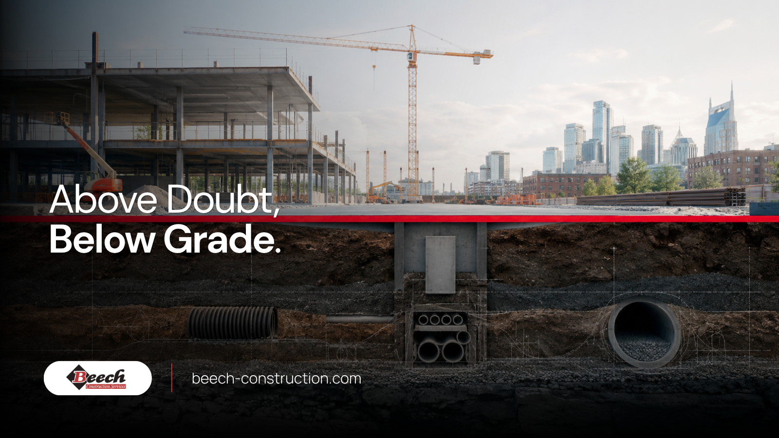 What Happens When a Commercial Construction Project Encounters Rock, Bad Soil, or an Underground Surprise?