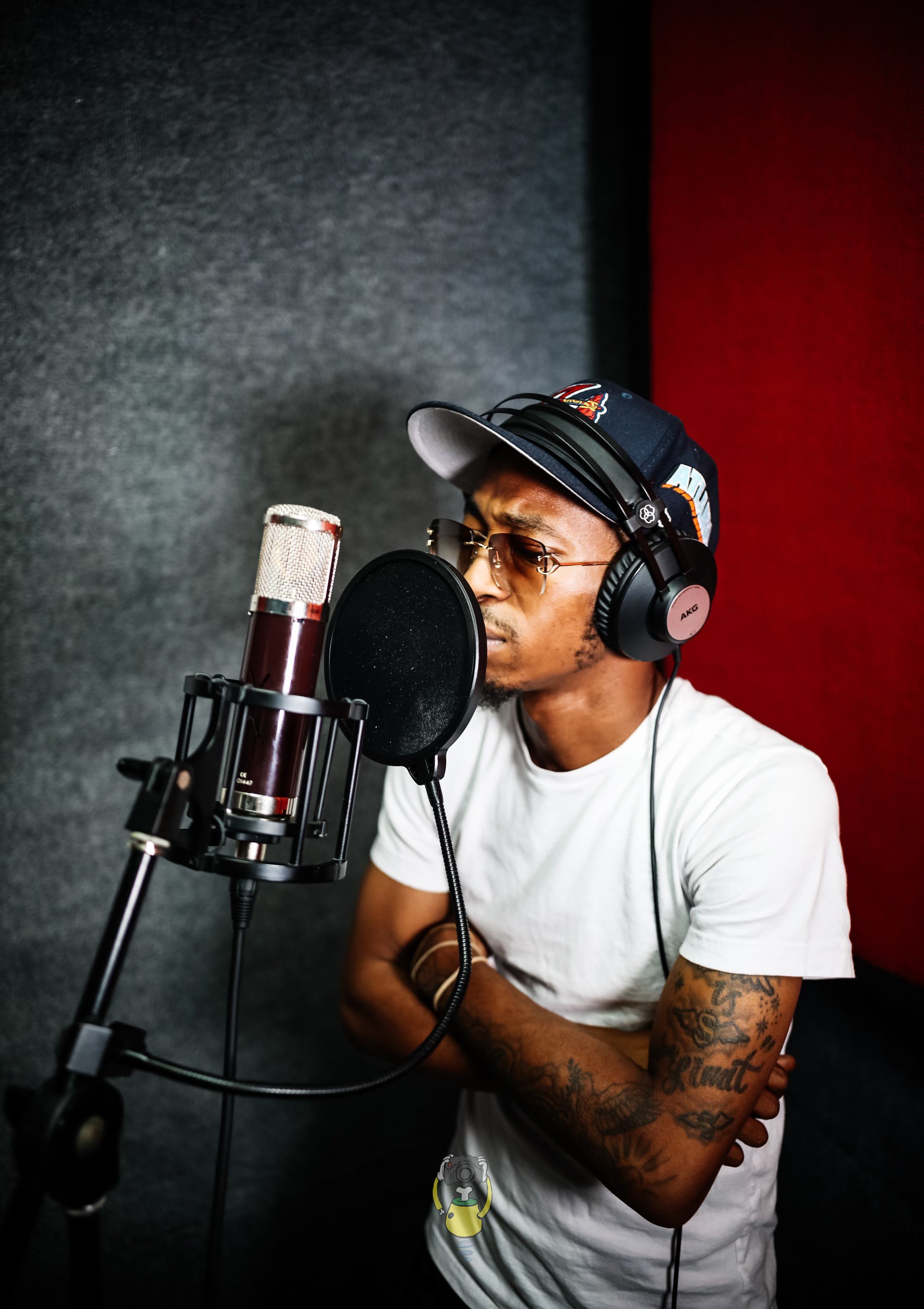 Production session at HighLife Studios DC