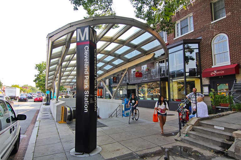 Street view near HighLife Studios DC in Cleveland Park