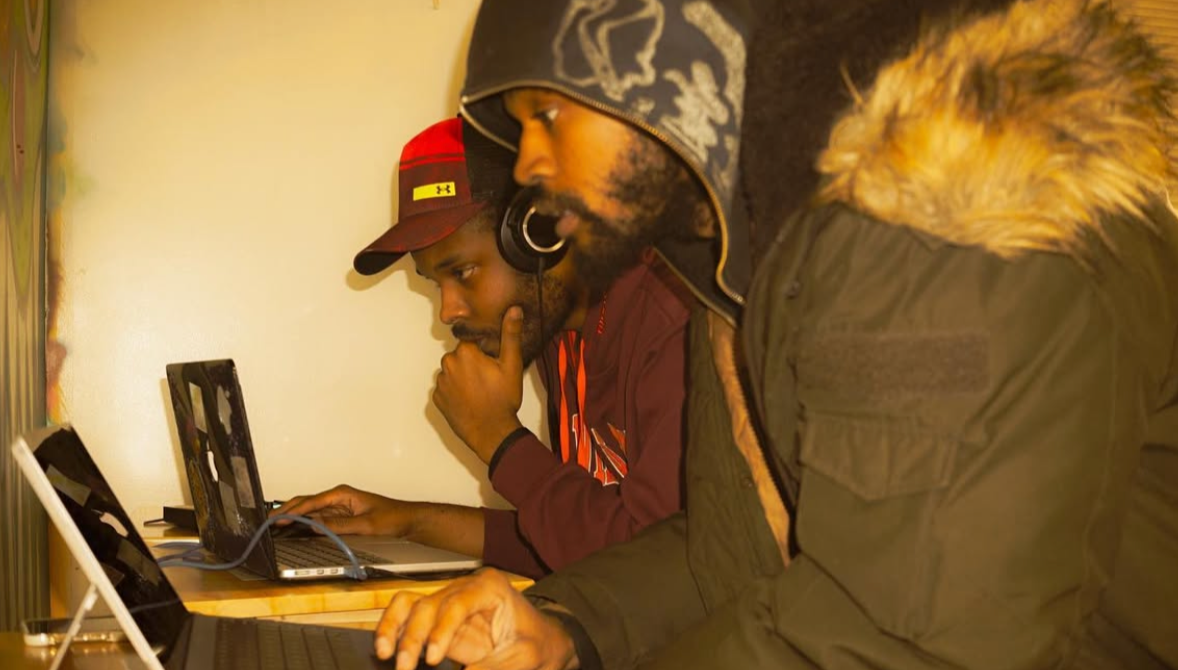Vocal session at HighLife Studios Rockville