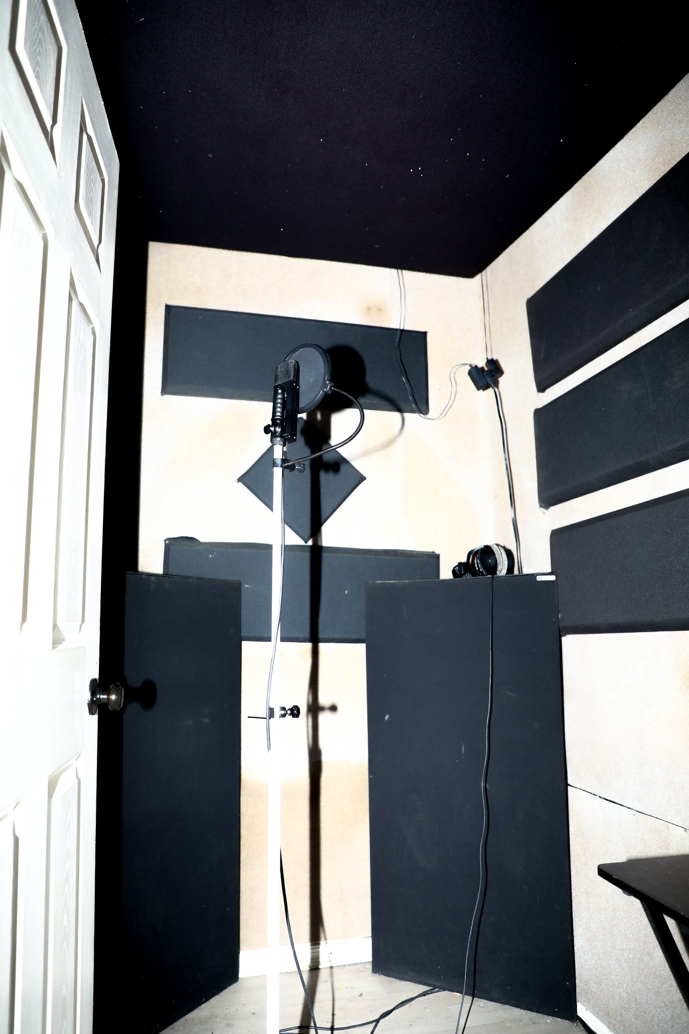 Vocal booth at HighLife Studios Rockville