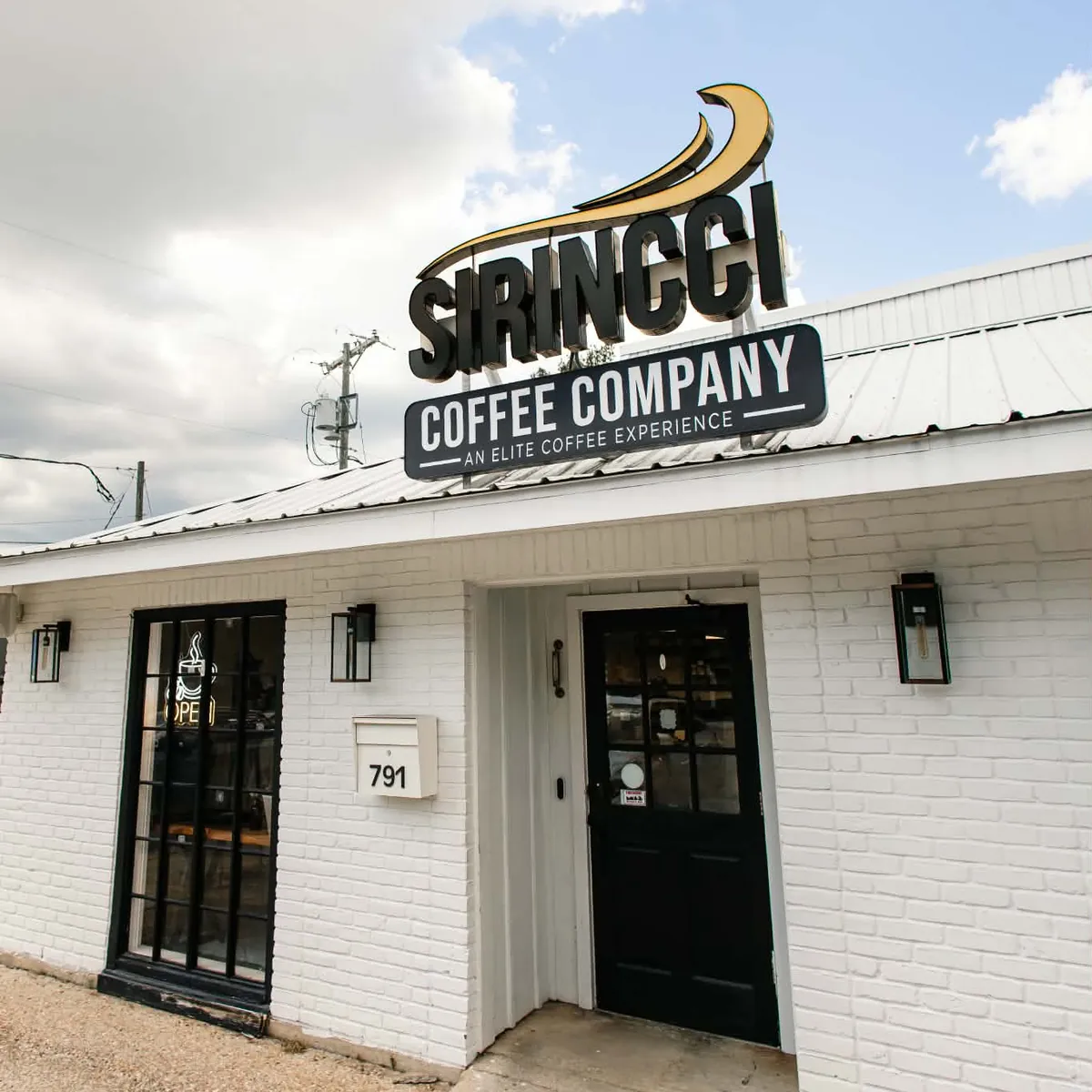 Sirincci Coffee Company storefront and sign at 791 Robert Blvd in Slidell, LA