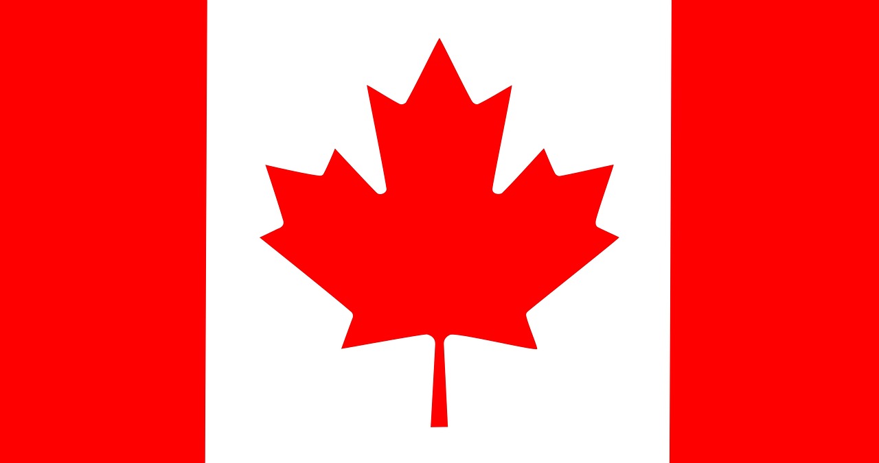 A Canadian flag against a bright sky, representing Ottawa's signaled but not yet launched pathway for US H-1B holders