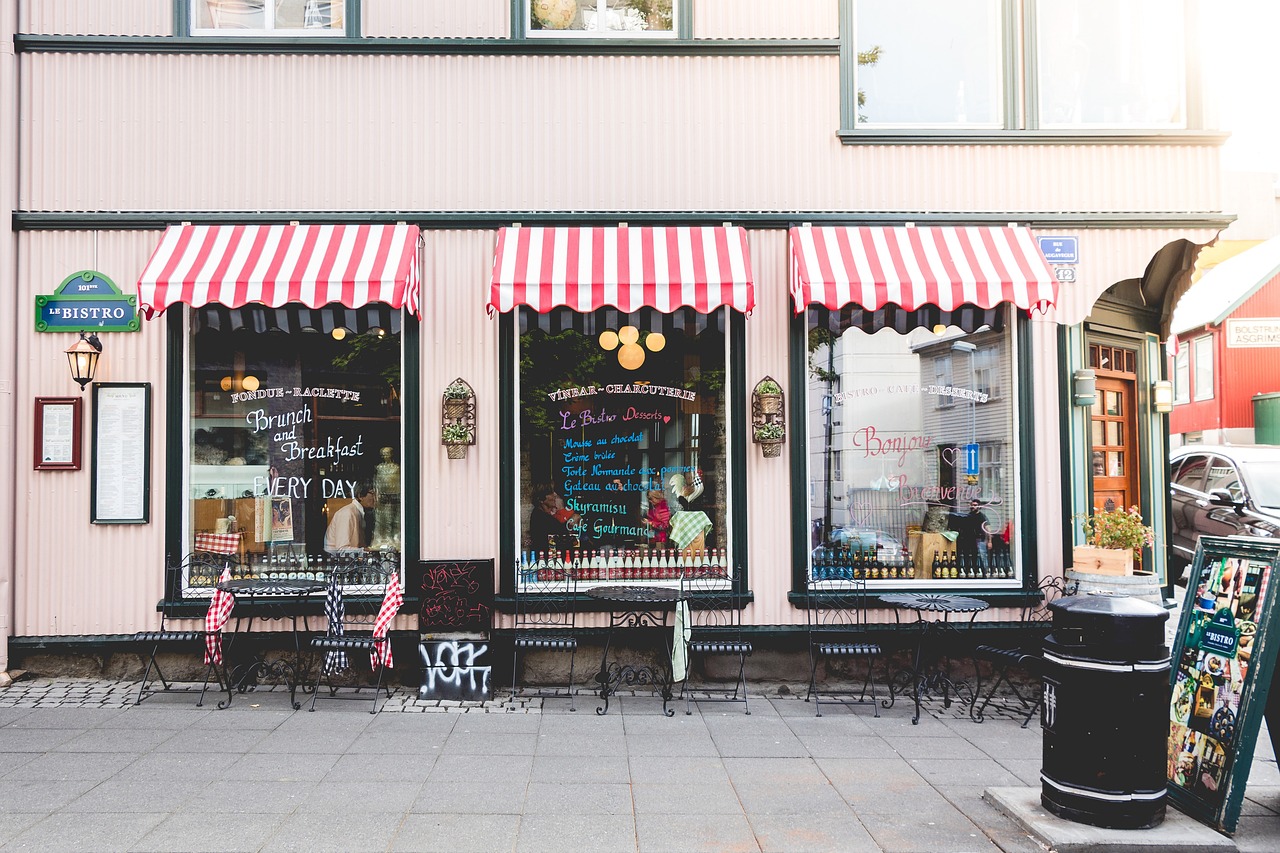 Small independent storefront with signage, representing a local service business waiting on its next review