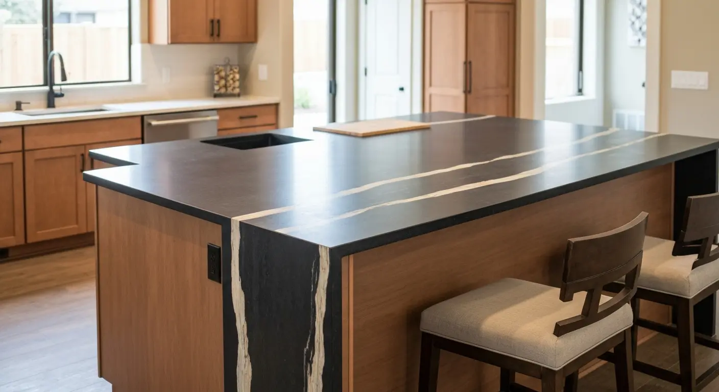 Kitchen island installation