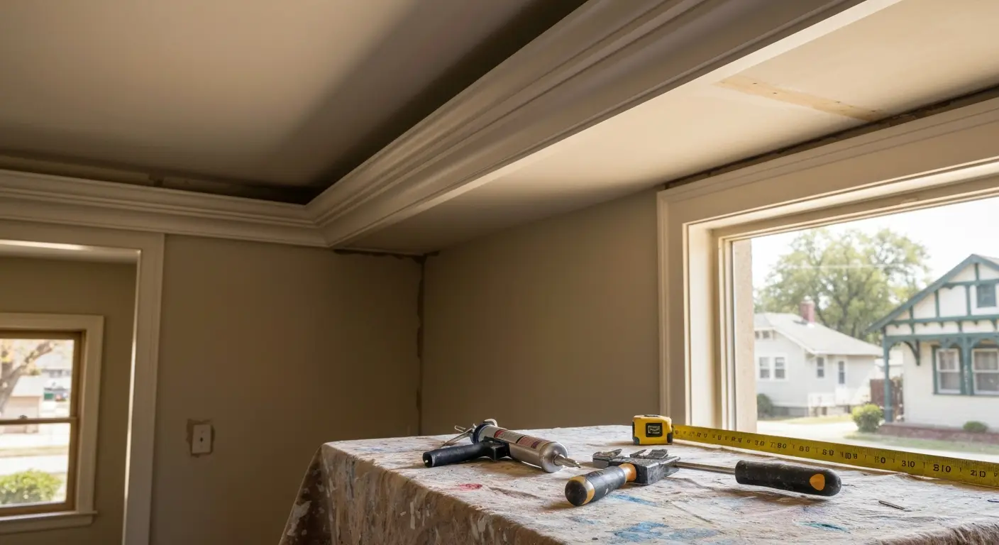 Crown molding installation