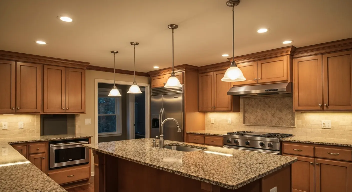 Kitchen lighting upgrade