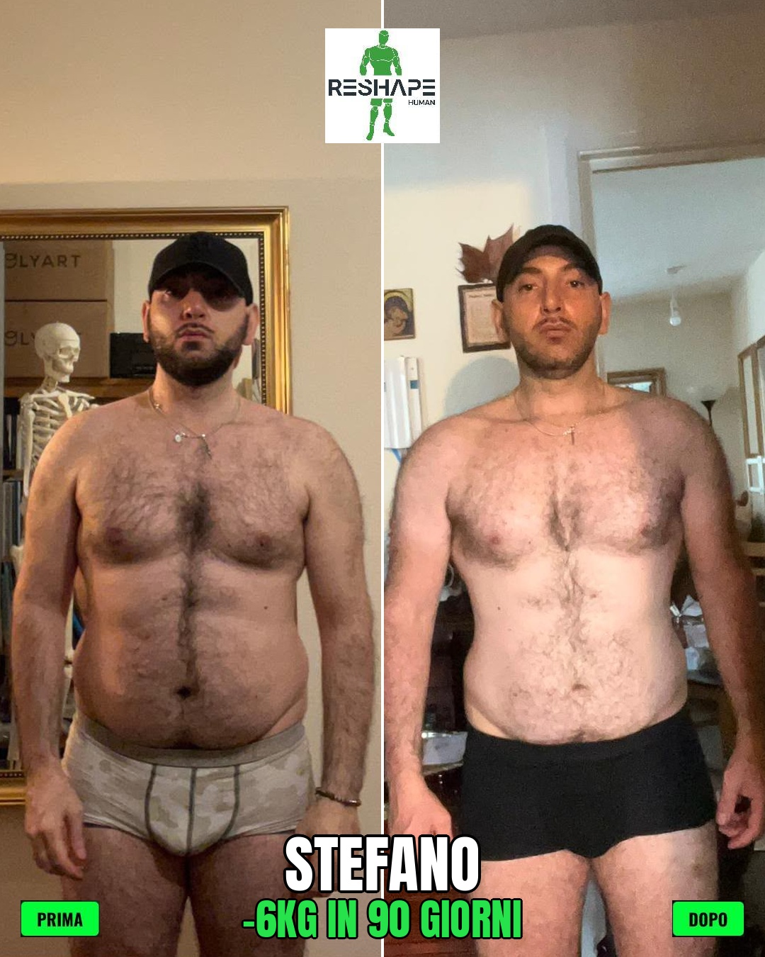 Stefano: -6 kg in 90 giorni