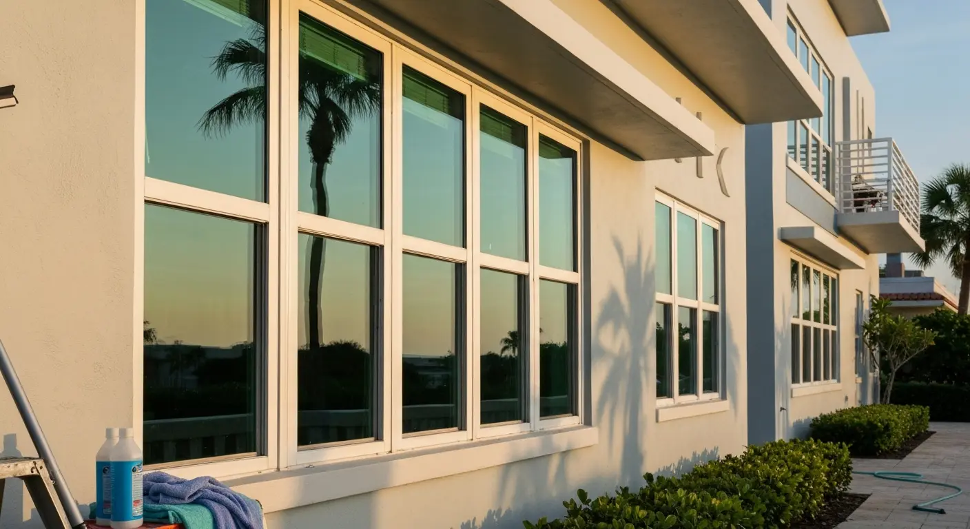 Professional window cleaning