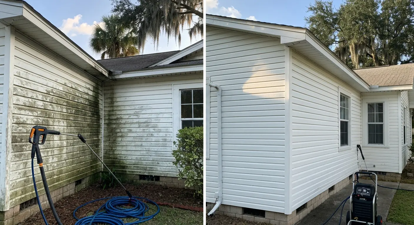 House siding cleaning in Jacksonville