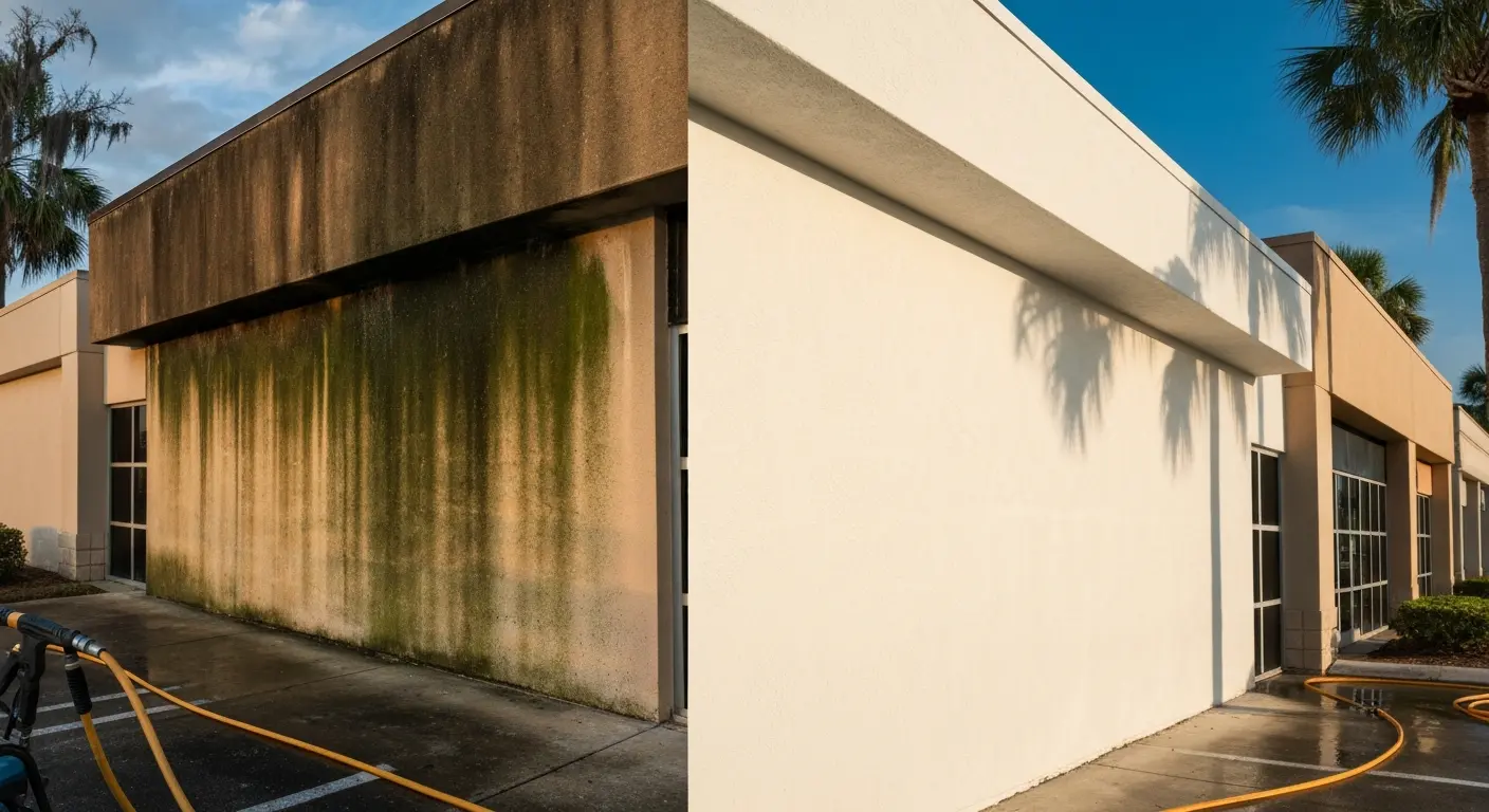 Pressure washing service