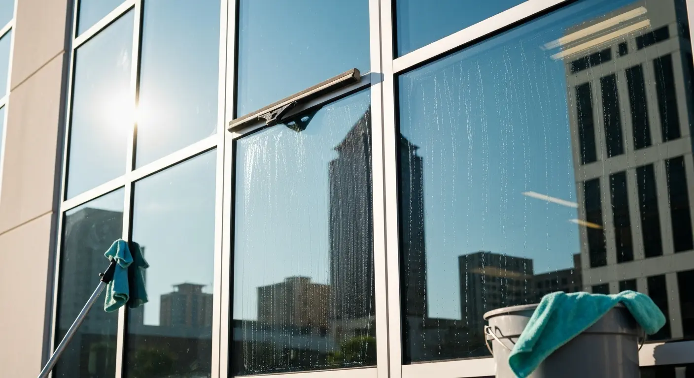 Commercial window cleaning in Jacksonville