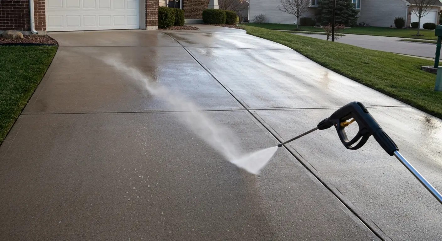Pressure washing service