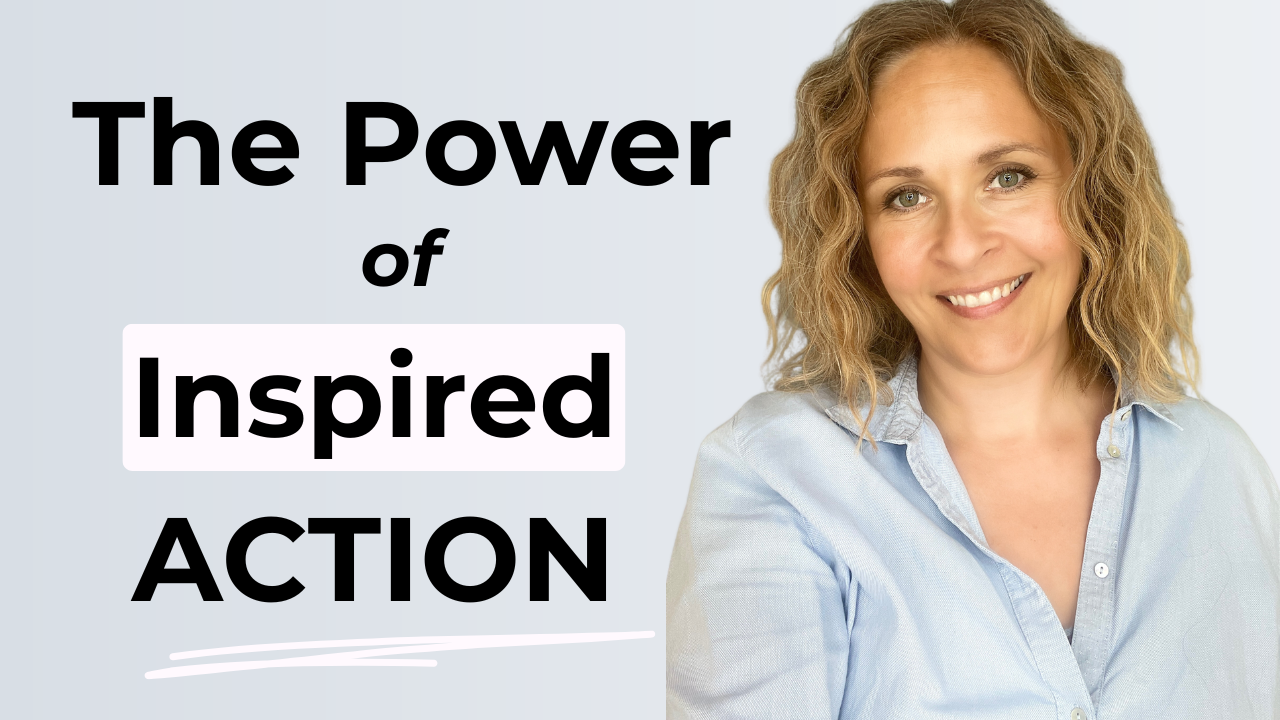 YouTube video thumbnail about The Power of Inspired Action.