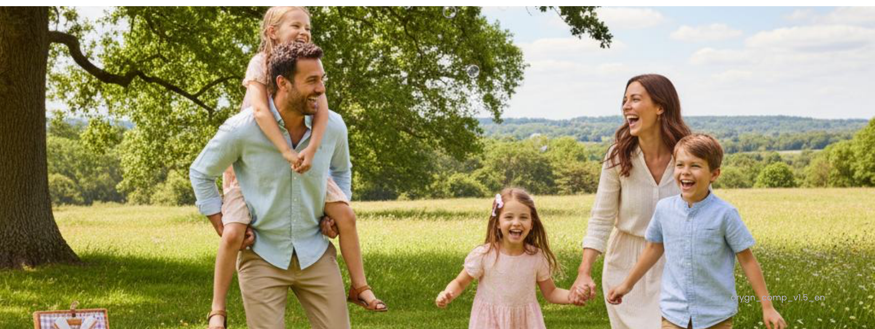Family enjoying time together outdoors