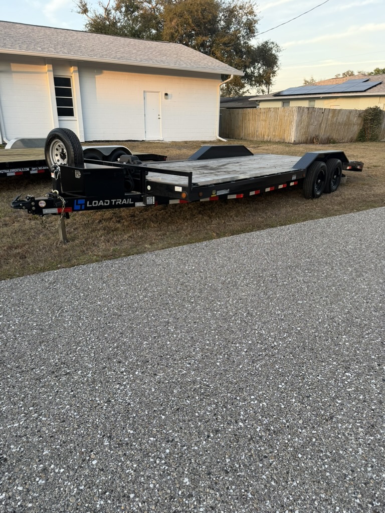 Car hauler with a winch for rent in Osprey, FL from SRQ Trailer Rentals