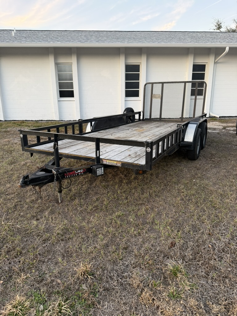 Utility trailer from SRQ Trailer Rentals, serving communities around Osprey, FL