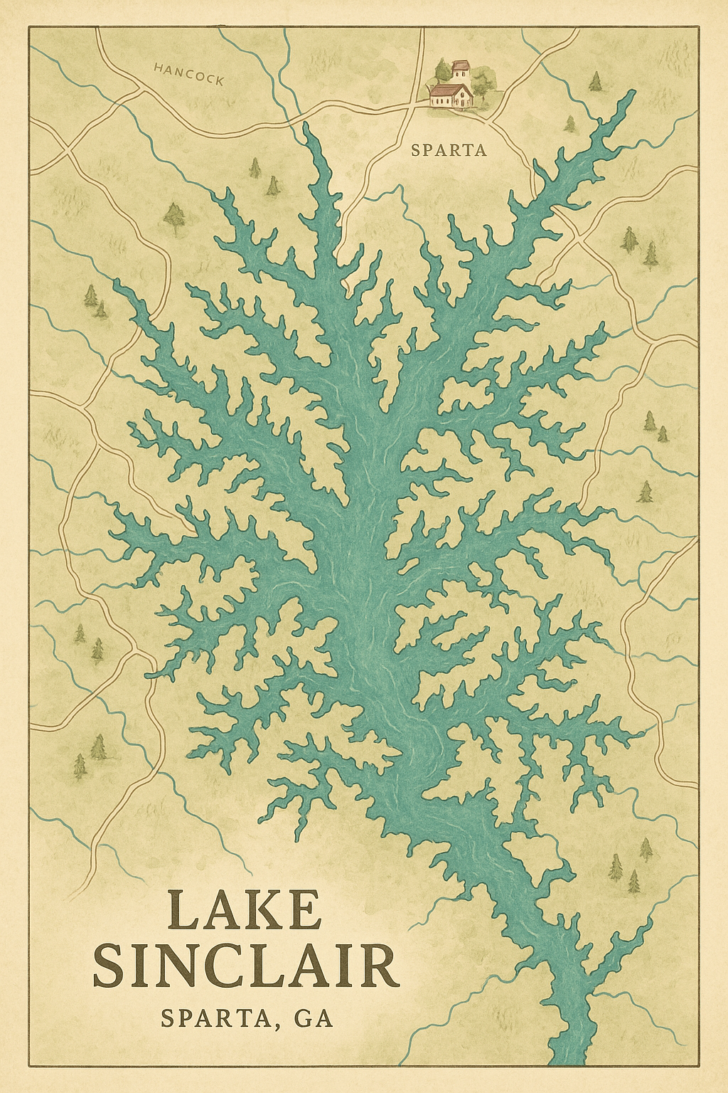 Lakefront Paradise Location Map