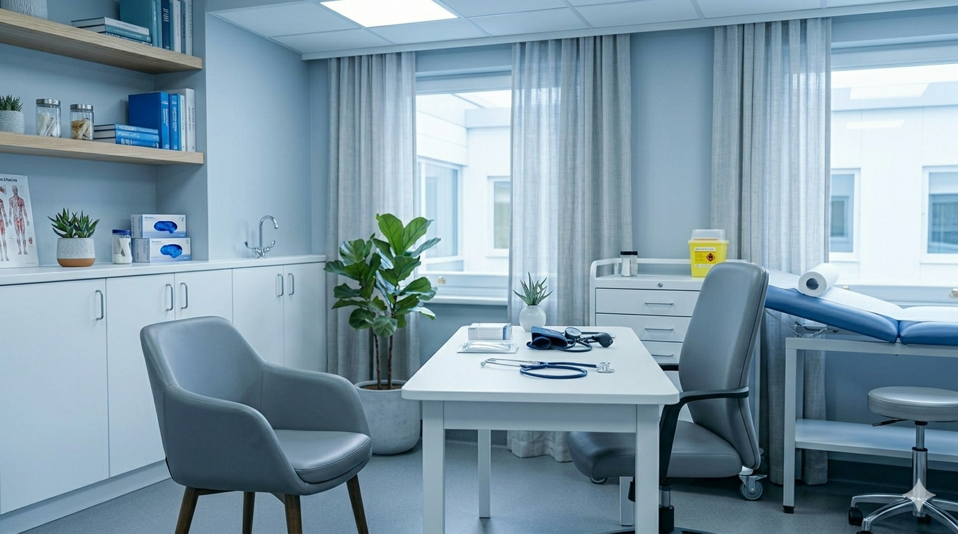 Modern Atrinity Health Center exam room