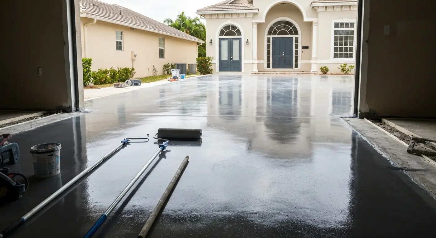 Epoxy floor repair and refinishing