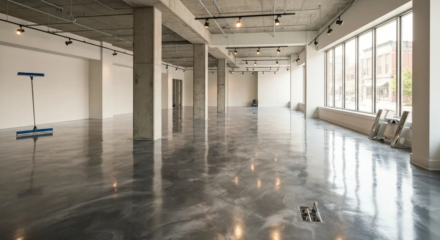 Commercial epoxy flooring