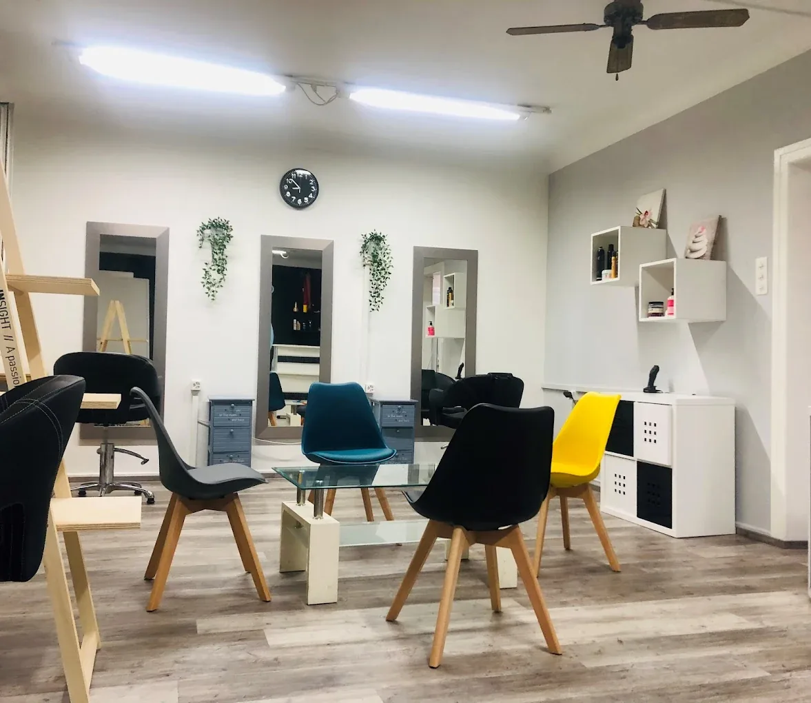 intérieur salon Coiffure Freestyle Bâle