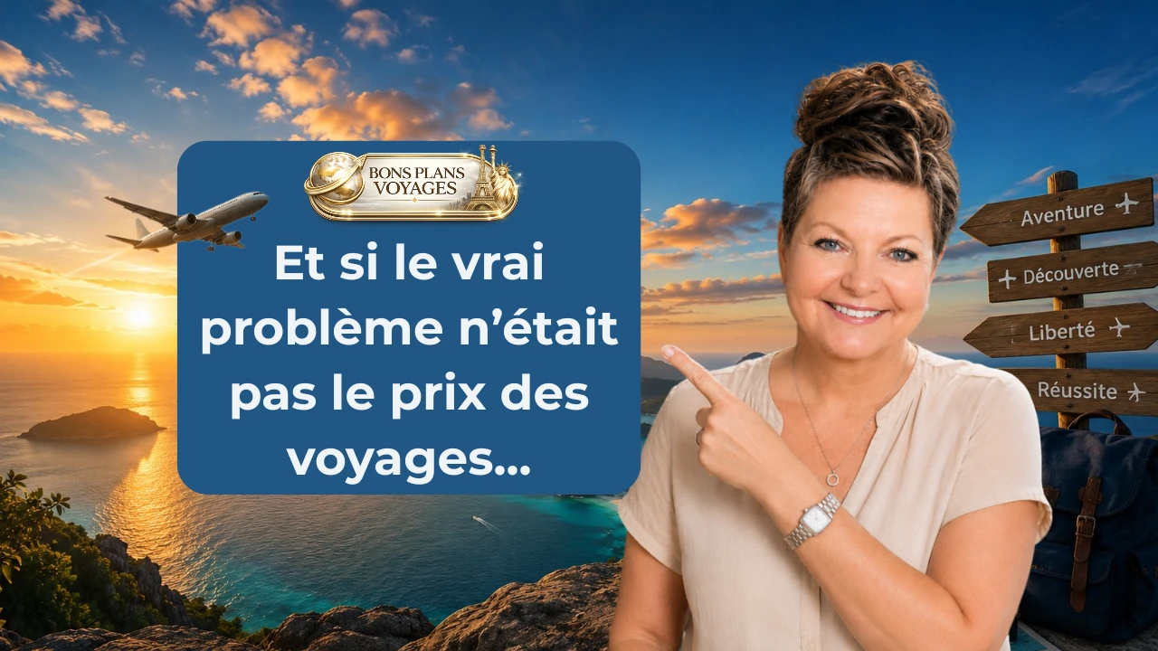 Miniature vidéo Bons Plans Voyages avec Annemarie Andrey expliquant comment payer ses voyages moins cher