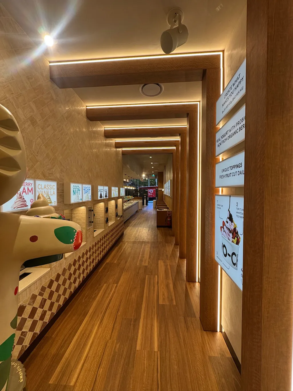 Premium retail interior fit-out completed by Spot Painting — YO-CHI Crows Nest