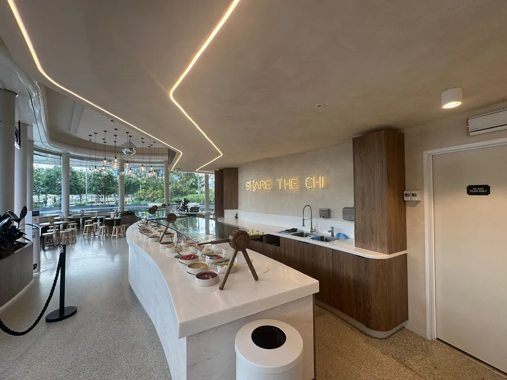 Premium retail interior fit-out completed by Spot Painting — YO-CHI Crows Nest