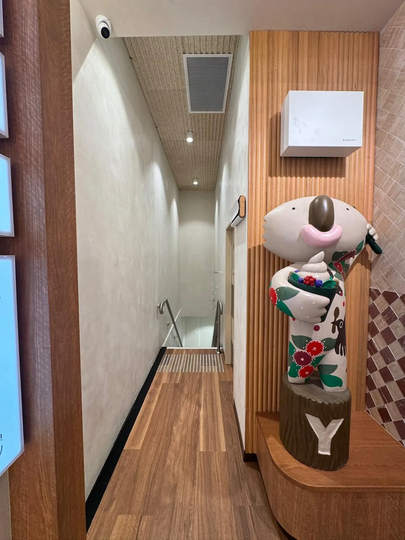 Lime wash walls in a YO-CHI store interior by Spot Painting