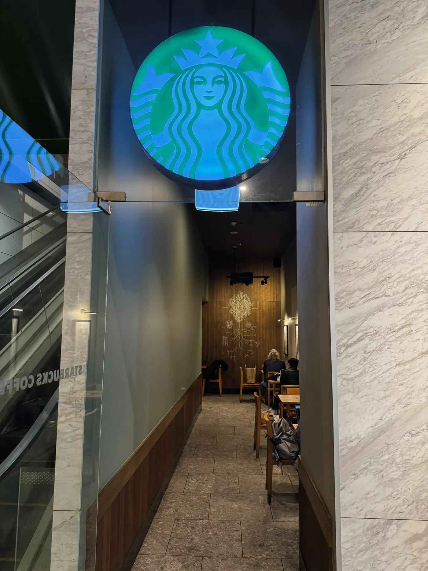 Starbucks store fit-out painted by Spot Painting in Sydney