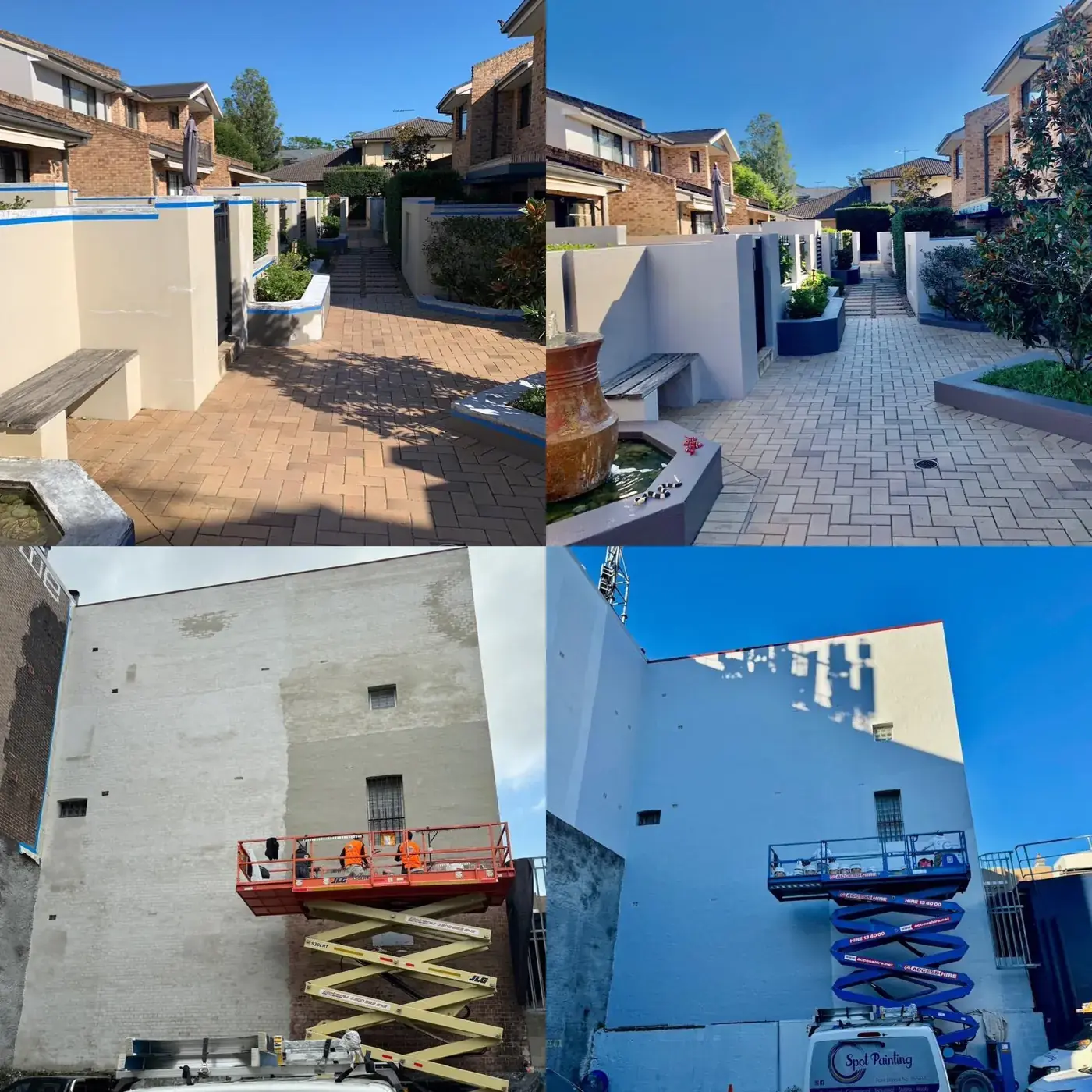 Protective coating work on a Sydney building by Spot Painting