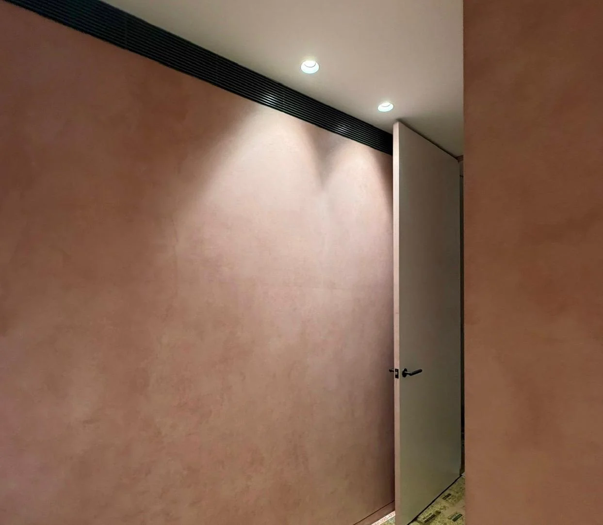 French wash glazed wall finished by Spot Painting