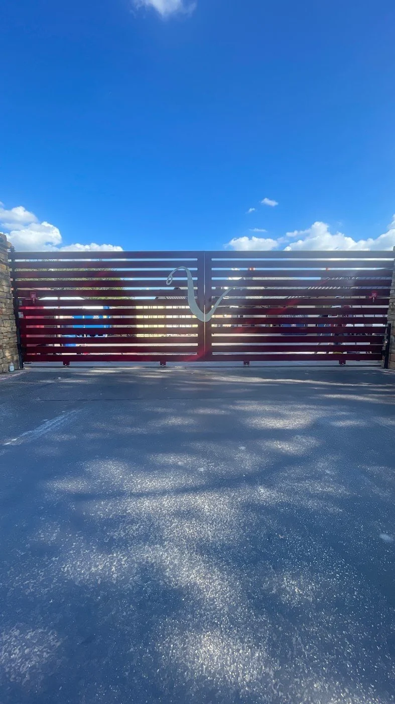 Commercial gate project in Westlake, Texas