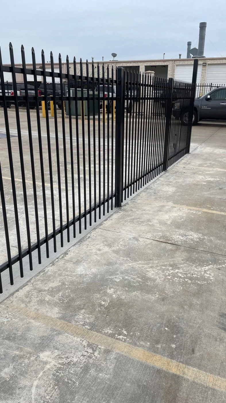Commercial fencing & gates project in Grapevine, TX