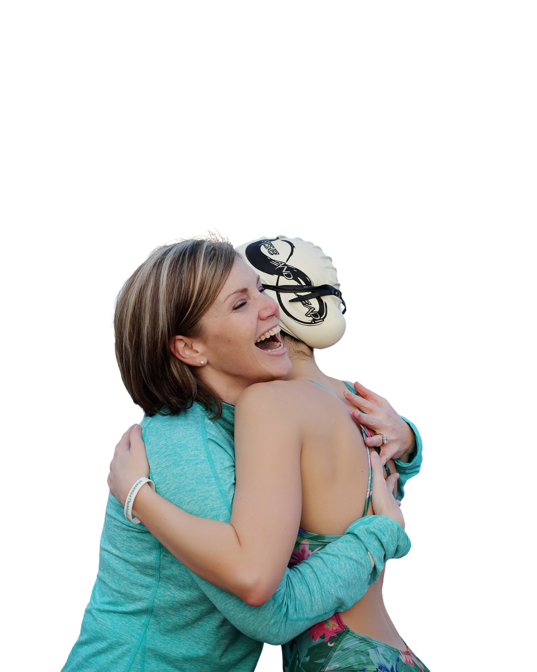 Ashley working with an athlete