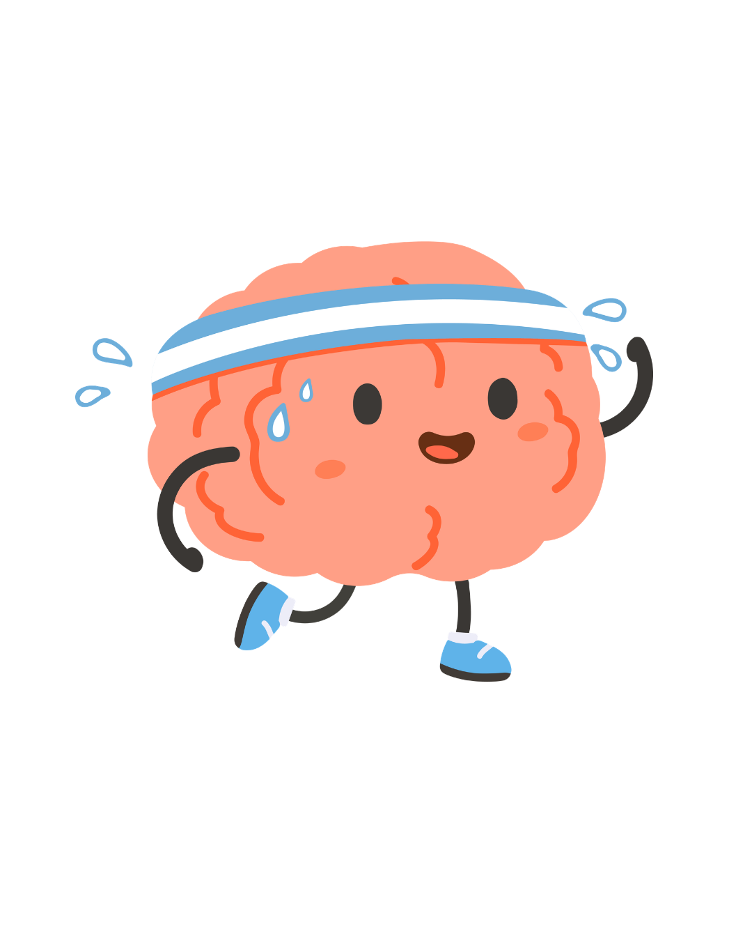 Brain training illustration