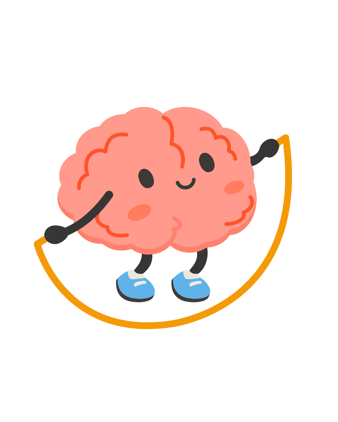 Brain training illustration
