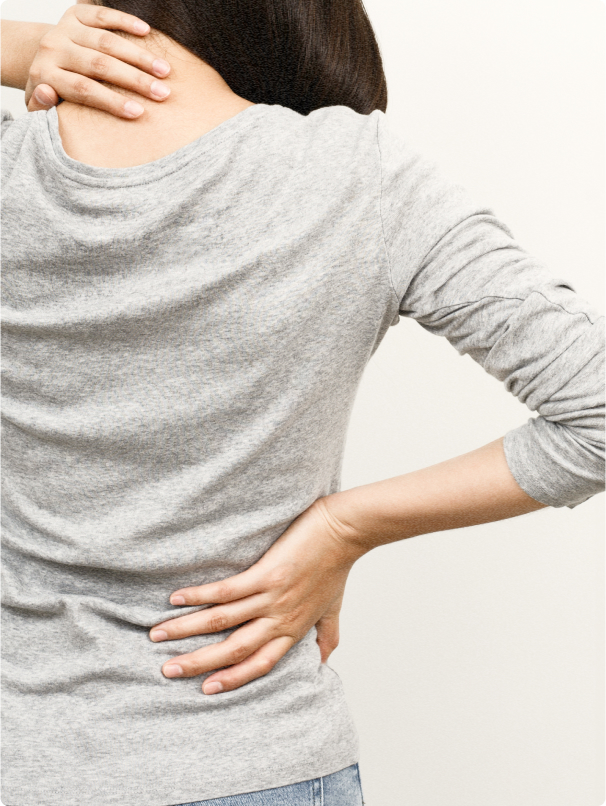 Lower back therapy patient