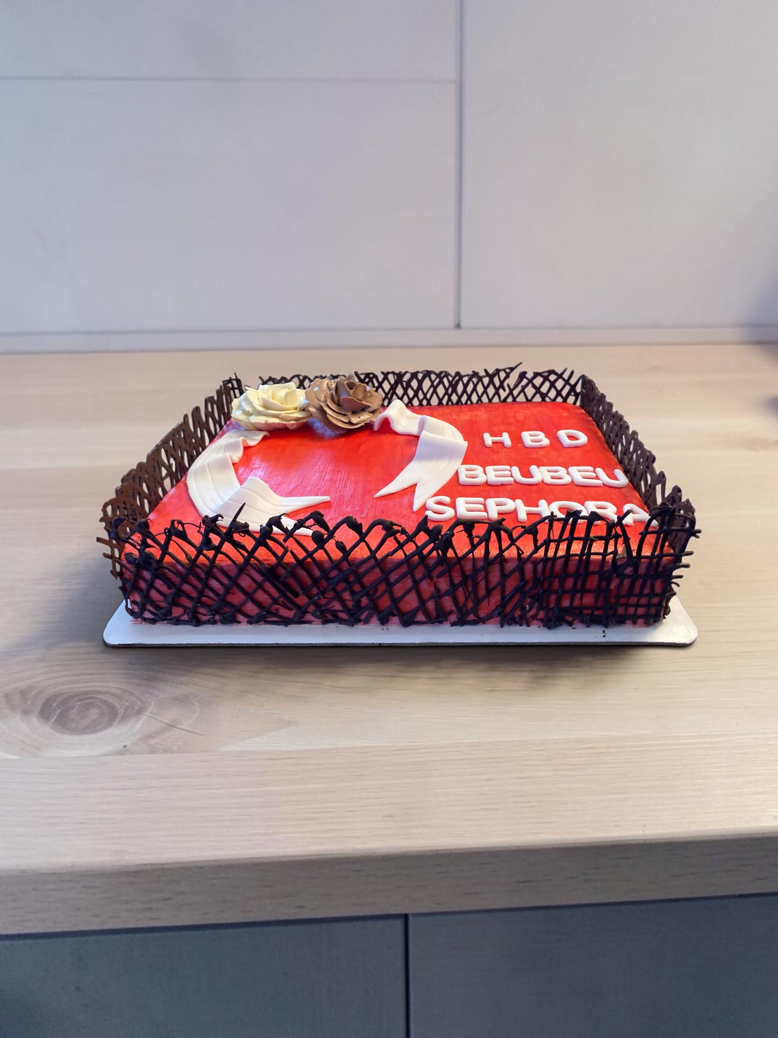 Tiered celebration cake