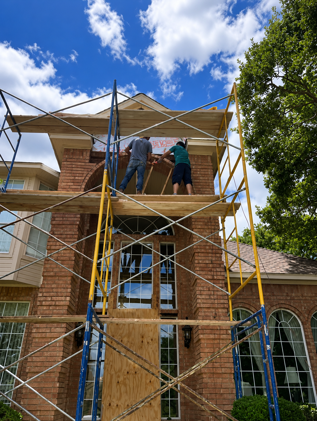 Masonry contractor project — Pfleger Masonry Arlington, TX