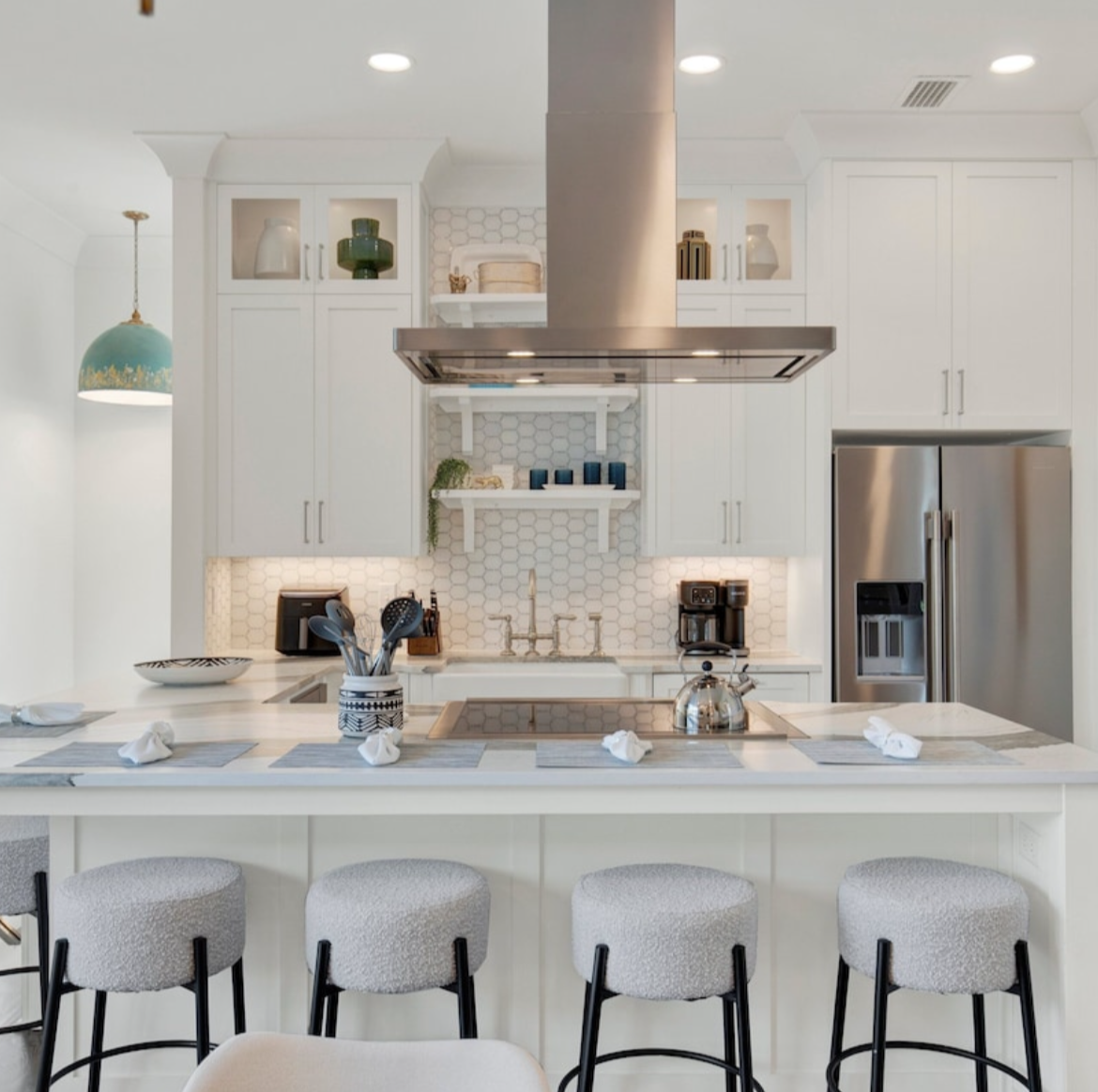 The retreat house kitchen