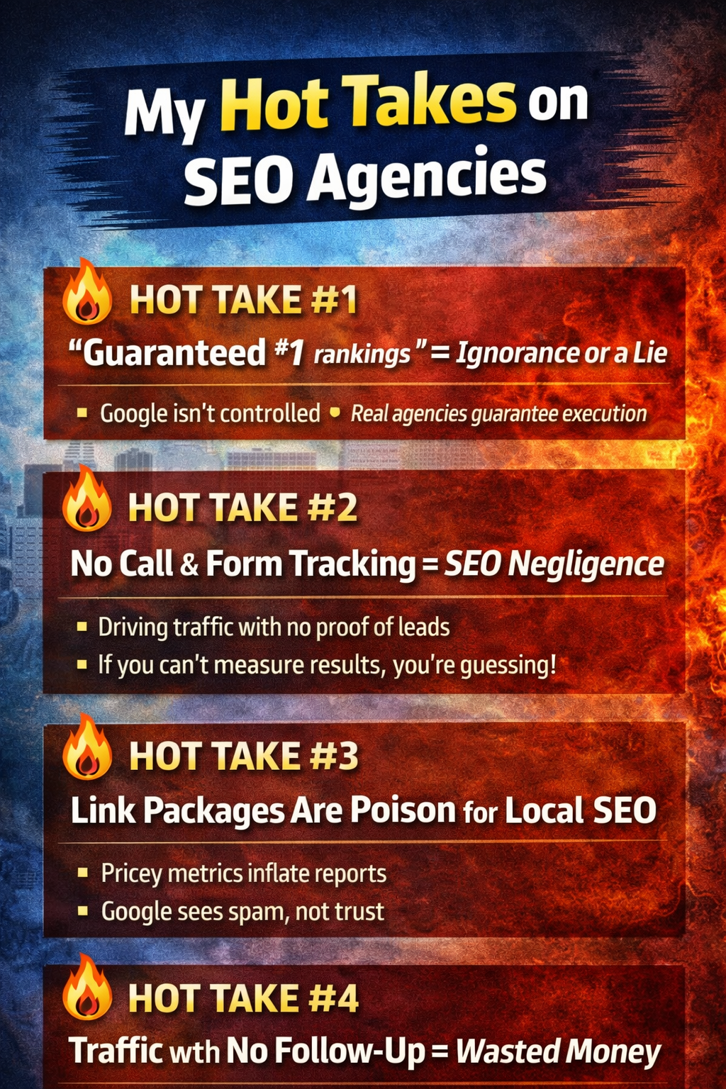 My Hot Takes on SEO Agencies