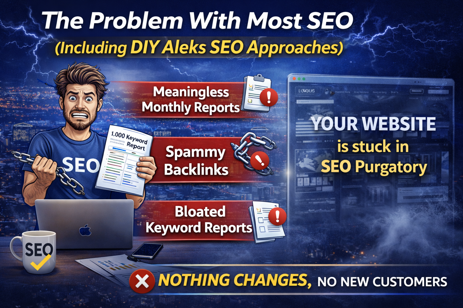 The Problem With Most SEO (Including DIY Aleks SEO Approaches)